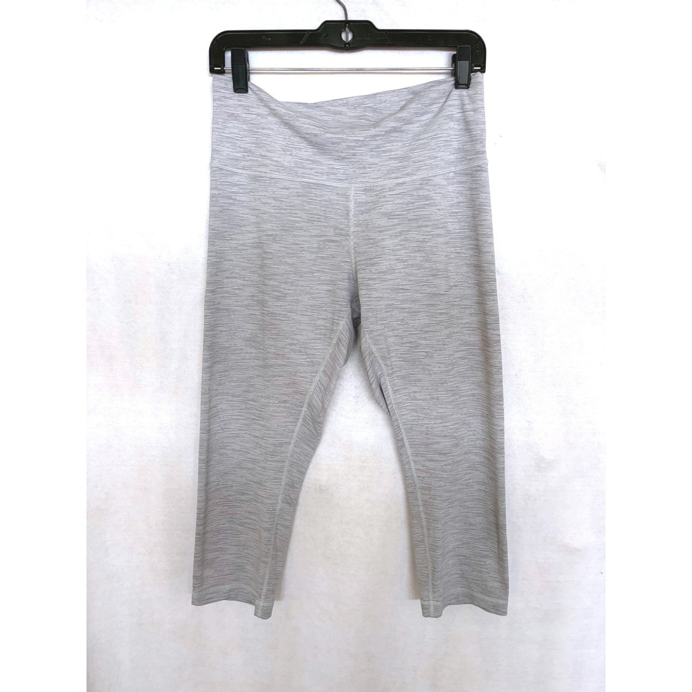 Lululemon Align High-Rise Crop 21 Space Dye Grey Leggings Size 12 Nulu